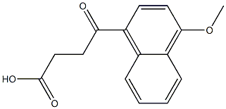 4-(4-methoxynaphthalen-1-yl)-4-oxobutanoic acid Struktur