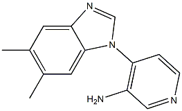 4-(5,6-dimethyl-1H-1,3-benzodiazol-1-yl)pyridin-3-amine|