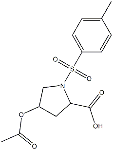  4-(acetyloxy)-1-[(4-methylphenyl)sulfonyl]pyrrolidine-2-carboxylic acid