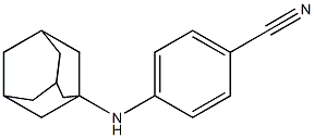 4-(adamantan-1-ylamino)benzonitrile,,结构式