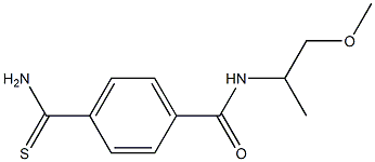 4-(aminocarbonothioyl)-N-(2-methoxy-1-methylethyl)benzamide