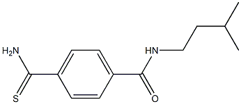 4-(aminocarbonothioyl)-N-(3-methylbutyl)benzamide