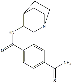 4-(aminocarbonothioyl)-N-1-azabicyclo[2.2.2]oct-3-ylbenzamide