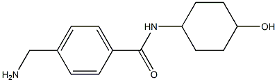 4-(aminomethyl)-N-(4-hydroxycyclohexyl)benzamide Structure