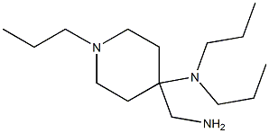 4-(aminomethyl)-N,N,1-tripropylpiperidin-4-amine Structure