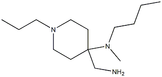 4-(aminomethyl)-N-butyl-N-methyl-1-propylpiperidin-4-amine