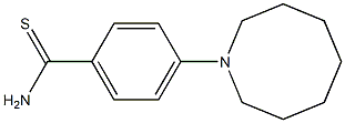 4-(azocan-1-yl)benzene-1-carbothioamide Structure