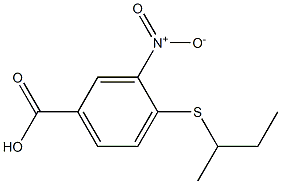 4-(butan-2-ylsulfanyl)-3-nitrobenzoic acid