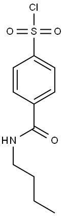 4-(butylcarbamoyl)benzene-1-sulfonyl chloride