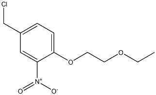 4-(chloromethyl)-1-(2-ethoxyethoxy)-2-nitrobenzene