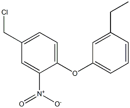 4-(chloromethyl)-1-(3-ethylphenoxy)-2-nitrobenzene