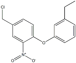 4-(chloromethyl)-1-(3-ethylphenoxy)-2-nitrobenzene|