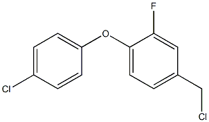 4-(chloromethyl)-1-(4-chlorophenoxy)-2-fluorobenzene Structure