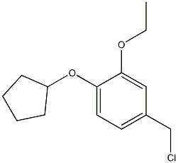 4-(chloromethyl)-1-(cyclopentyloxy)-2-ethoxybenzene