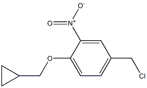 4-(chloromethyl)-1-(cyclopropylmethoxy)-2-nitrobenzene