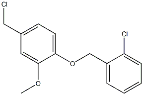  4-(chloromethyl)-1-[(2-chlorophenyl)methoxy]-2-methoxybenzene