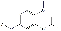  4-(chloromethyl)-2-(difluoromethoxy)-1-methoxybenzene