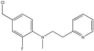 4-(chloromethyl)-2-fluoro-N-methyl-N-[2-(pyridin-2-yl)ethyl]aniline