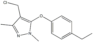 4-(chloromethyl)-5-(4-ethylphenoxy)-1,3-dimethyl-1H-pyrazole