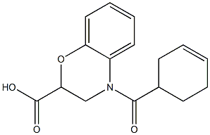  4-(cyclohex-3-en-1-ylcarbonyl)-3,4-dihydro-2H-1,4-benzoxazine-2-carboxylic acid