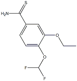 4-(difluoromethoxy)-3-ethoxybenzenecarbothioamide