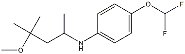  4-(difluoromethoxy)-N-(4-methoxy-4-methylpentan-2-yl)aniline