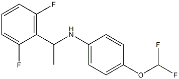  4-(difluoromethoxy)-N-[1-(2,6-difluorophenyl)ethyl]aniline