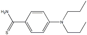 4-(dipropylamino)benzene-1-carbothioamide,,结构式