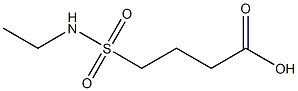 4-(ethylsulfamoyl)butanoic acid,,结构式