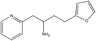 4-(furan-2-yl)-1-(pyridin-2-yl)butan-2-amine 化学構造式