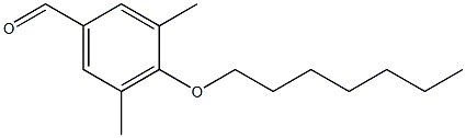 4-(heptyloxy)-3,5-dimethylbenzaldehyde Structure