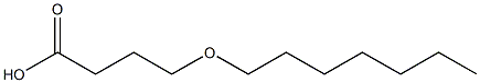 4-(heptyloxy)butanoic acid 化学構造式