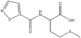 4-(methylsulfanyl)-2-(1,2-oxazol-5-ylformamido)butanoic acid,,结构式