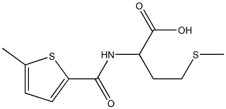 4-(methylsulfanyl)-2-[(5-methylthiophen-2-yl)formamido]butanoic acid|