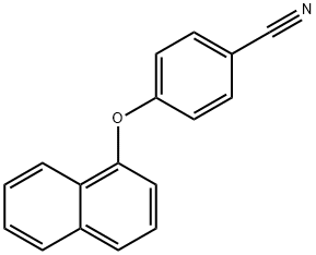 4-(naphthalen-1-yloxy)benzonitrile Struktur