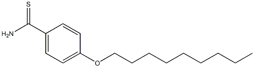 4-(nonyloxy)benzene-1-carbothioamide Structure