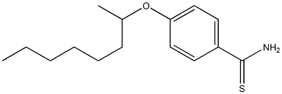 4-(octan-2-yloxy)benzene-1-carbothioamide