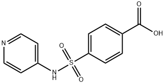 4-(pyridin-4-ylsulfamoyl)benzoic acid 结构式