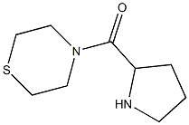 4-(pyrrolidin-2-ylcarbonyl)thiomorpholine Structure