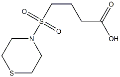 4-(thiomorpholine-4-sulfonyl)butanoic acid Structure