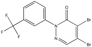 4,5-dibromo-2-[3-(trifluoromethyl)phenyl]pyridazin-3(2H)-one