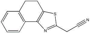 4,5-dihydronaphtho[1,2-d][1,3]thiazol-2-ylacetonitrile,,结构式
