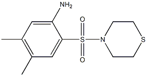 4,5-dimethyl-2-(thiomorpholine-4-sulfonyl)aniline|