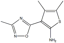  4,5-dimethyl-3-(3-methyl-1,2,4-oxadiazol-5-yl)thiophen-2-amine