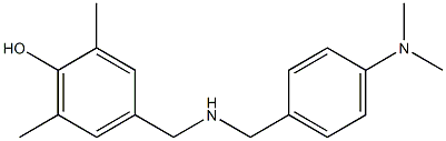 4-[({[4-(dimethylamino)phenyl]methyl}amino)methyl]-2,6-dimethylphenol Structure