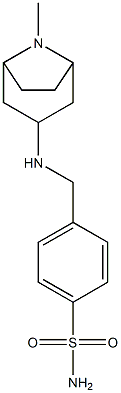  4-[({8-methyl-8-azabicyclo[3.2.1]octan-3-yl}amino)methyl]benzene-1-sulfonamide