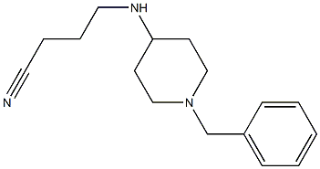 4-[(1-benzylpiperidin-4-yl)amino]butanenitrile Structure