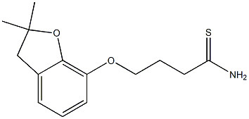 4-[(2,2-dimethyl-2,3-dihydro-1-benzofuran-7-yl)oxy]butanethioamide