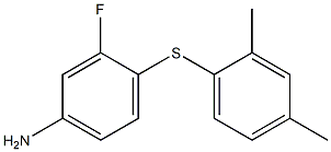 4-[(2,4-dimethylphenyl)sulfanyl]-3-fluoroaniline|