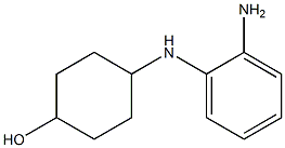 4-[(2-aminophenyl)amino]cyclohexan-1-ol,,结构式